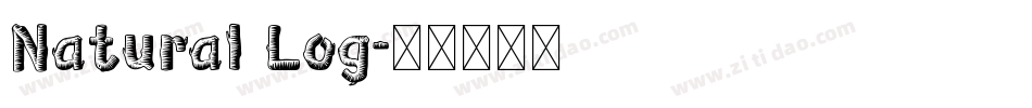 Natural Log字体转换